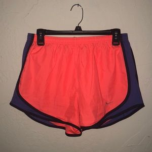 neon pink nike shorts
